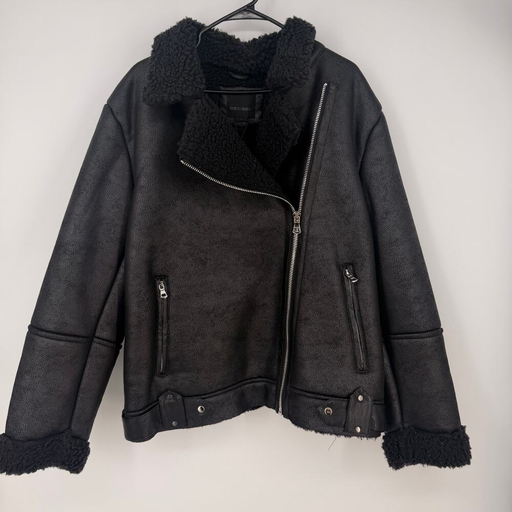 DECIBLE Sherpa Lined Jacket sz L